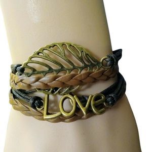 3 x $12.00Fashion Male and Female Wristband Bracelet & Bangles